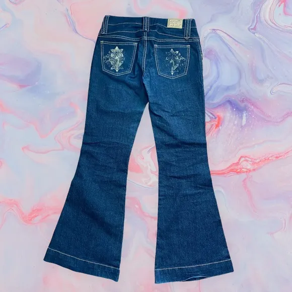 Baby Phat y2k Dark Wash Flare Jeans