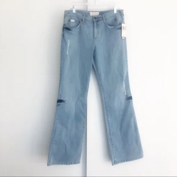 Baby Phat | Light Wash Distressed Stretch Flare Jeans
          
      NWT