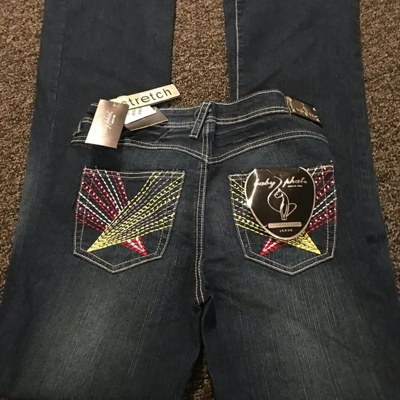 Baby Phat Y2K Embroidered Electric Boot Flare Jeans 5/6
          
      NWT