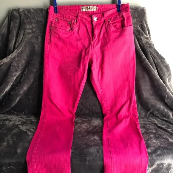 𝅺Baby Phat Buzz Jeans Hot pink jean pants size 9-10