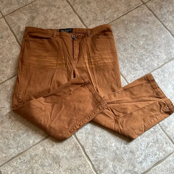 BABY PHAT Size 15 Brown Stretch Jeans