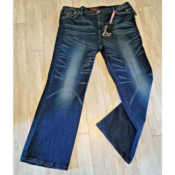 Baby Phat Women's Flare Leg Size 24 Jeans High Rise Medium Wash Blue Denim NWT
          
      NWT