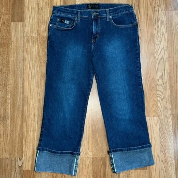 Vintage Y2K Baby Phat Stretch Denim Cropped Jeans 31" Waist