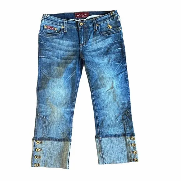 Baby phat crop jeans
          
      NWT