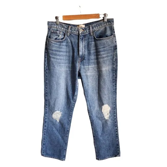 Baldwin Jeans Kansas City Therese Jean Cropped High Rise Classic Straight Sz 31
          
      NWT