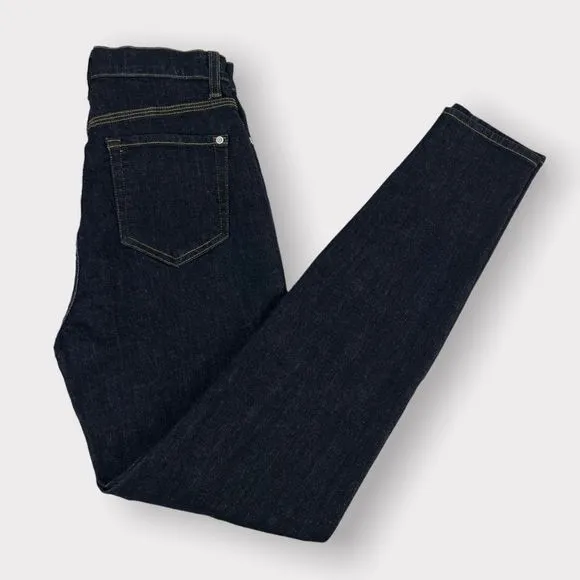 BLDWN Ultra High-Rise Dark Wash Skinny Jeans