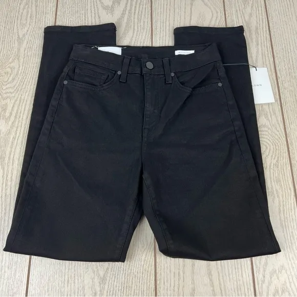 NWT Baldwin BLDWN The Vintage Straight Women's Jeans 25 Black Denim $228
          
      NWT