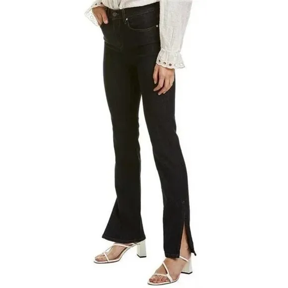 BLDWN Women's Size 32 High Rise Vented Skinny Jeans Slit Hem Carbon Black NWT
          
      NWT