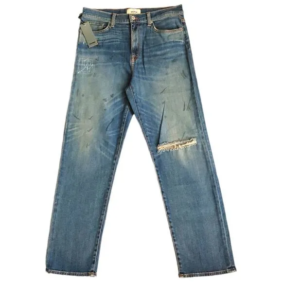 New BLDWN Baldwin Lola Lancaster High Rise Straight Jeans 30
          
      NWT