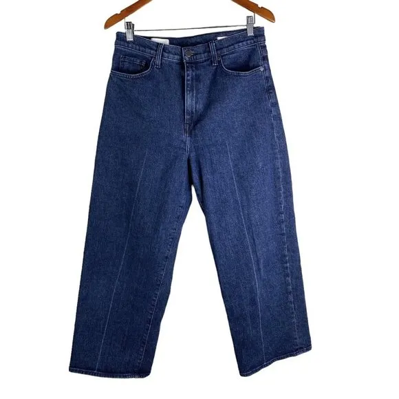 BLDWN Cropped Wide Leg Button Jeans Women's Size 31 High Rise