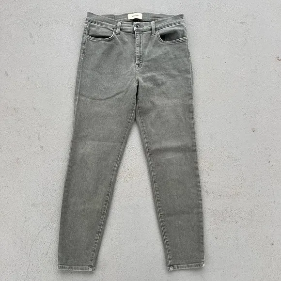 Baldwin The Rivington Skinny Crop Jeans Gray Size 31