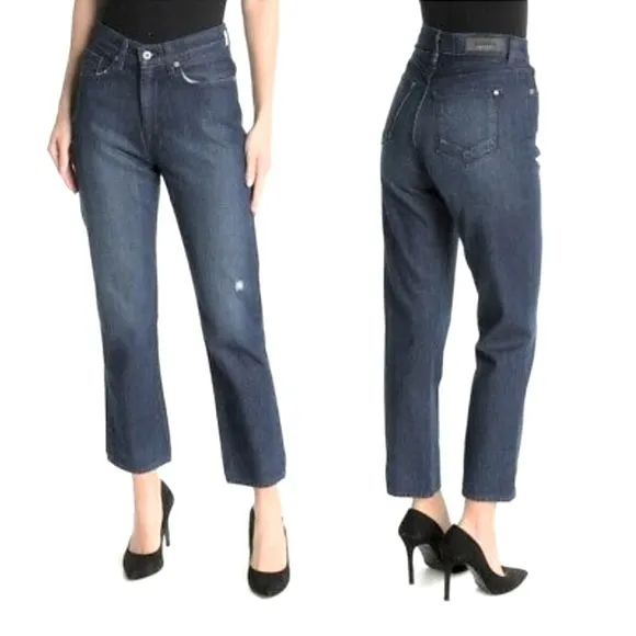 Bldwn Baldwin Kansas City Therese High Rise Classic Straight Jeans.
          
      NWT