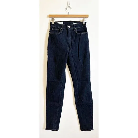 BLDWN Ultra High Rise Skinny Jeans Dark Wash Denim Size 27