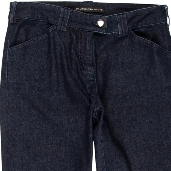 Balenciaga Mid-Rise Straight-Leg Jeans