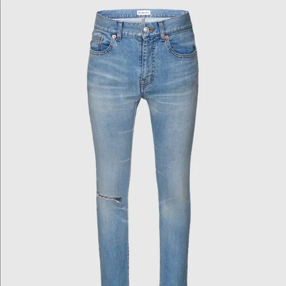 Authentic Balenciaga skinny distressed jeans size 28 (runs small)
          
      NWT