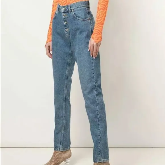 BALENCIAGA TUBE STRAIGHT LEG JEANS SIZE 38 (27)