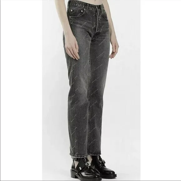 balenciaga women's black classic logo jeans
          
      NWT