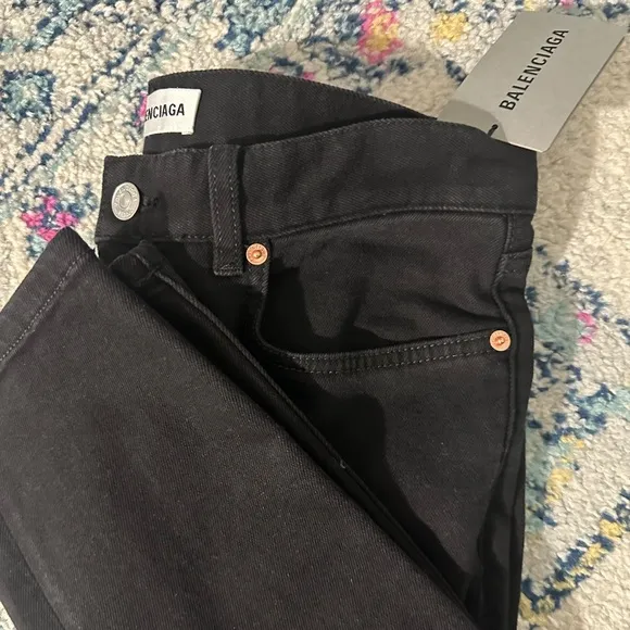 Balenciaga black skinny jeans