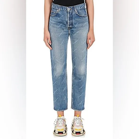 Balenciaga Logo Jeans