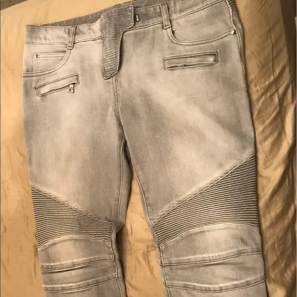 Balmain women Grey Jeans