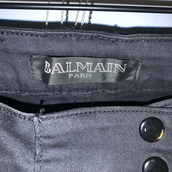 Balmain Biker Jeans Size 28