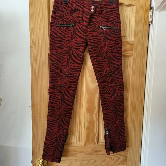 Balmain biker jeans