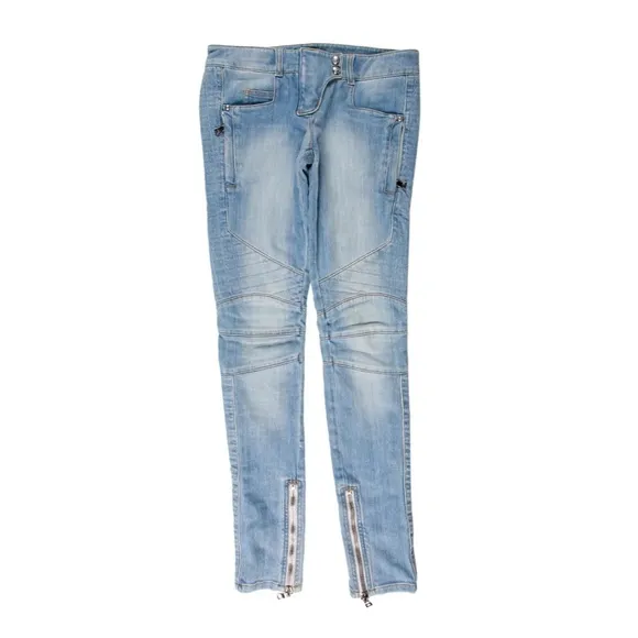 BALMAIN Low-Rise Skinny Leg Jeans