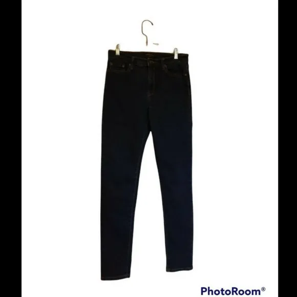 banana republic skinny fit dark wash jeans womens 29