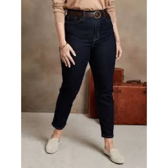 EUC Banana Republic ultra high rise slim jeans