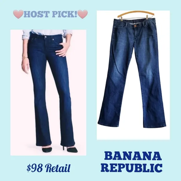 Banana Republic FINAL PRICE! $98 Jeans Medium wash jeans, size 32, US 12
