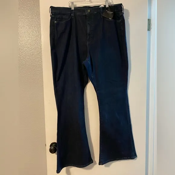 NWT Banana Republic High Rise Flare Jeans Size 35/20