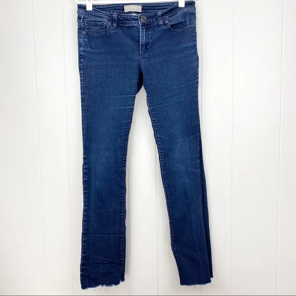 Banana Republic | Dark Wash Jeans with Raw Edge