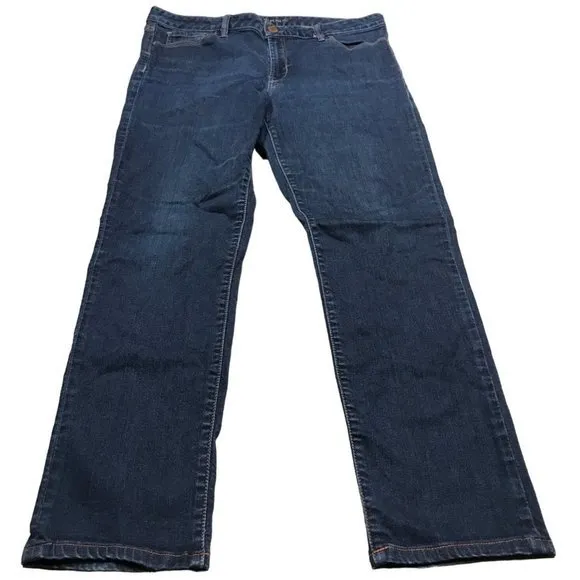 Banana Republic Dark blue wash womens size 31 Jeans Denim mid rise skinny‎