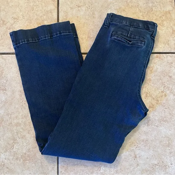 Banana Republic Trouser Wide Leg Stretch Jeans