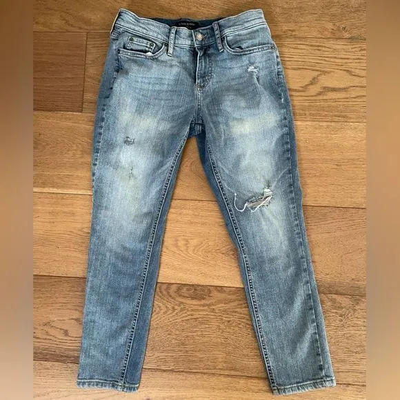 Banana Republic Brushed Blue Girlfriend Jean