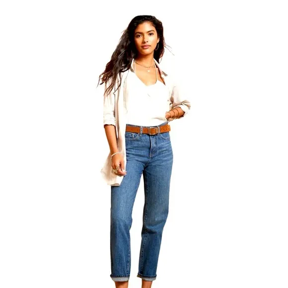 NWOT Banana Republic High Rise Straight‎ Jeans
