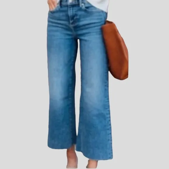 🌻Banana Republic High Rise Wide-Leg  Crop Leg Jeans Size 36