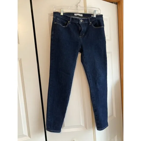 Banana Republic women's skinny ankle jeans size 29 dark wash worn once!