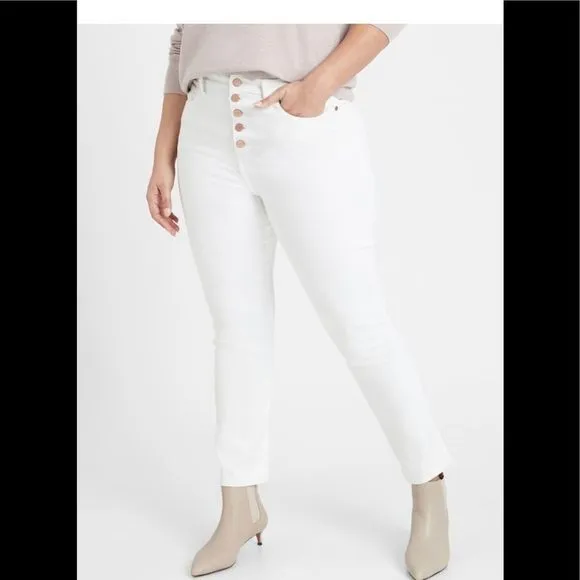 Banana Republic I High Rise Slim Button Fly Jeans
          
      NWT