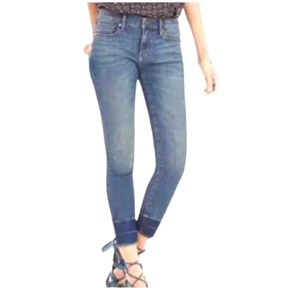 Banana Republic Skinny Ankle Stretch Midrise Cropped Jeans Gia Size 31