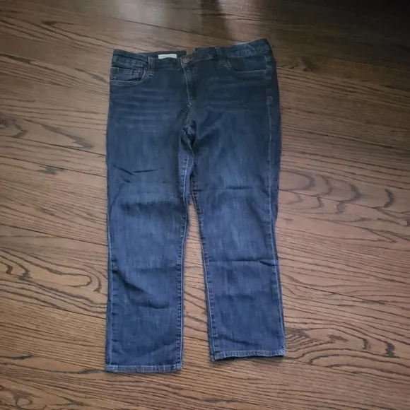 Denim skinny boyfriend jeans