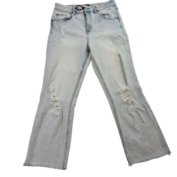 UO BDG Kick Flare High Rise Cropped Jeans Size 30