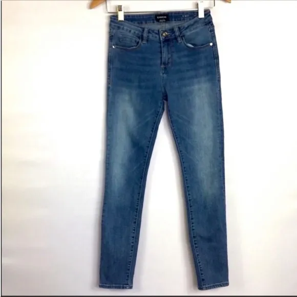 Bebe Mid Skinny Jeans
