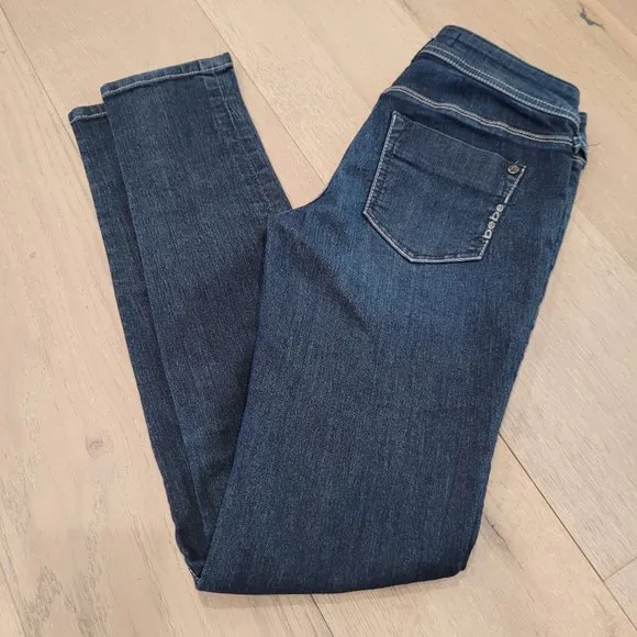 bebe Vertigo Skinny Jegging Denim Legging Women's sz 27