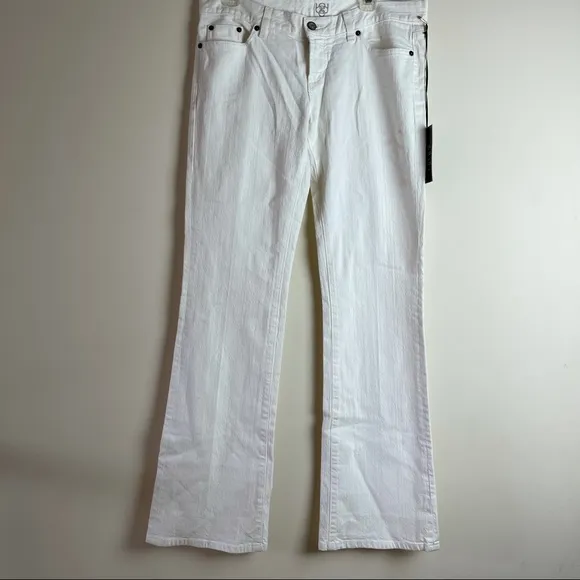Bebe White Wide Leg Denim Jeans
          
      NWT
