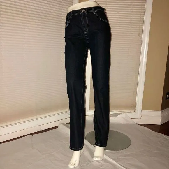 bebe dark denim jeans EUC