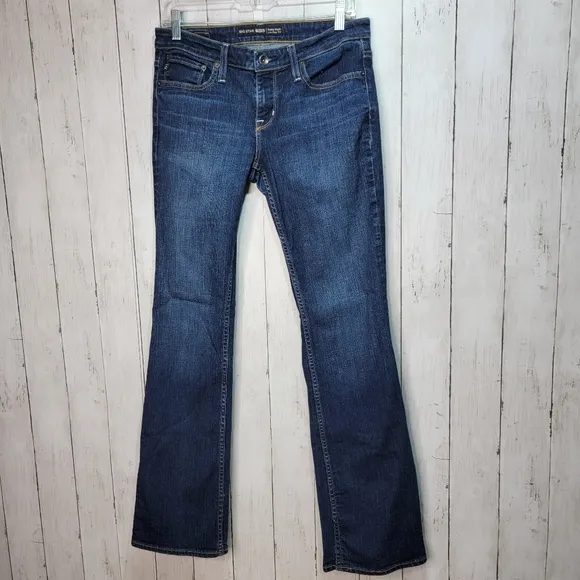 Big Star Jeans Women's Size 29L Remy Low Rise Boot Cut Blue Denim Casual.