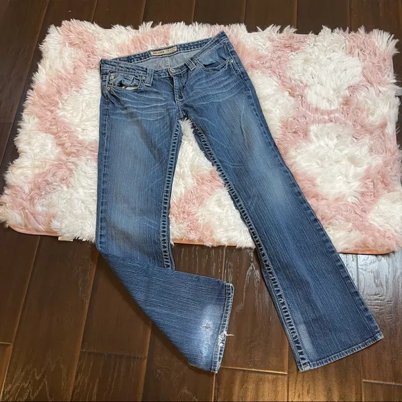 Big star sweet boot ultra low rise jeans women’s size 30R