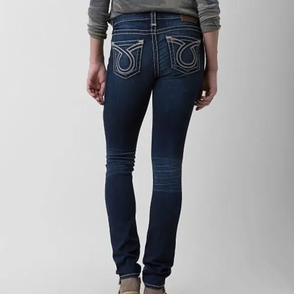 Big Star Jeans Jenae Jeans The Legendary Blue Jeans Embroidered Pockets