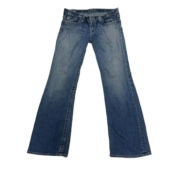 Big Star Casey Womens Low Rise  Denim Jeans 27R Made In USA